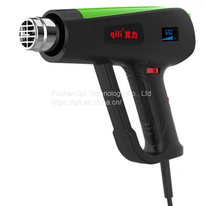 Qr 213A Qili Heavy Duty Industrial Heat Gun Shrink Wrap LCD Digital Display Hot Air Gun Soldering Station thumbnail-5