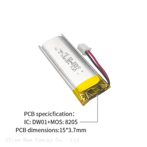 Rechargeable Cell Factory Custom Battery 102050 3.7V 1000mAh Lithium-ion Polymer Battery thumbnail-4