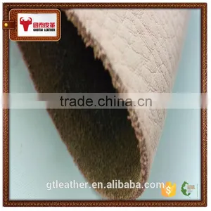 Genuine Finished Cow Split Pebble Leather for Shoe Upper thumbnail-5