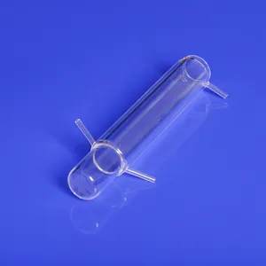 AcidAlkli Resistant TOC-3000 WTC Quartz Glass Reaction Vessel Quartz Processing Tube thumbnail-4