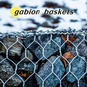 Gabion Walls for River Protection, Stabilizing Shorelines Factory Direct thumbnail-1