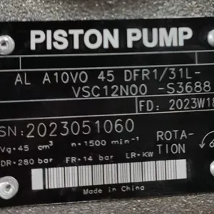 A10VO60 A10VO63 A10VO72 A10VO85 Hydraulic Piston Pump A10VSO18ED/31R-PPA12N00 A10VSO18FHD/31R-PPA12N00 A10VO A10VSO Series Hydraulic Pump thumbnail-3