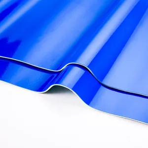 High Quality Weathering Gel-Coated Roof Sheet Anti-Aged Gelcoat Glass Fiber Roof Sheet for Shed thumbnail-1