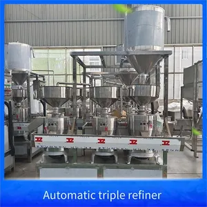 Commercial Fully Automatic High-efficiency Slurry Separation Machine, Vacuum Bean Feeding Horizontal Slag Stirring and Mixing Triple Grinding Machine thumbnail-1