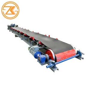 Heavy Duty Rubber Belt Conveyor Large Loading Capacity Belt Convey Equipment For Mine Cement Plant thumbnail-5