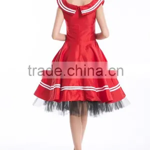 Bestdress Audrey Vintage Black 1950's Swing Wholesale Rockabilly thumbnail-2