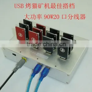Industrial Grade 20 Port USB HUB Dual USB3.0 Adapter Industrial Class Production thumbnail-2