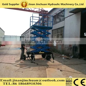 12m Vertical Hydraulic Mini Scissor Aerial Lifter/tower Scissor Lift thumbnail-3
