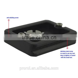 New Smart Electronic Factory Ball Head Board PU-50 Quick Release Plate With 1/4 Stainless Steel Screws thumbnail-4