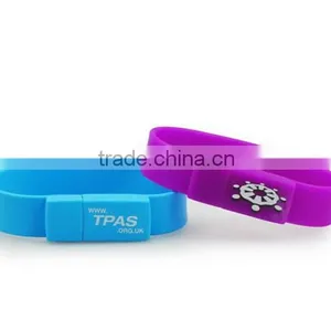 Bulk Cheap and High Quality Bracelet Usb Wristband Usb Flash Memory Stick thumbnail-1