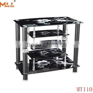 Hot Sale Popular Glass Painting tv Stand thumbnail-1