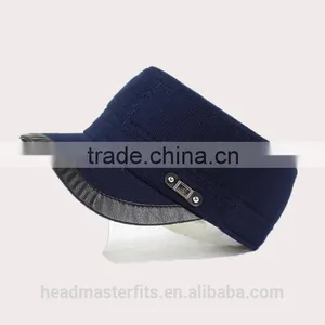 Corduroy Adjustable Baseball Cap Military Cap thumbnail-2