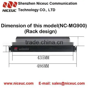 SS7 Media Trunk Gateway With Rack Design for IP Call Center thumbnail-1