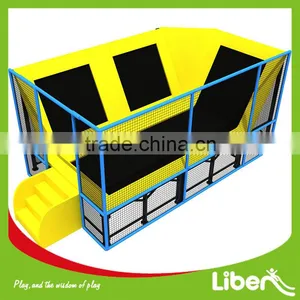 Trampoline Mat Surrounded Cheap Small Children Indoor Trampoline Park With Safety Enclosure thumbnail-1
