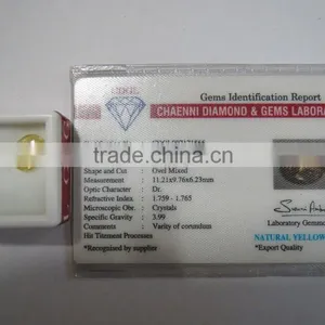 4.31 Carat Certified Natural Yellow Sapphire thumbnail-1