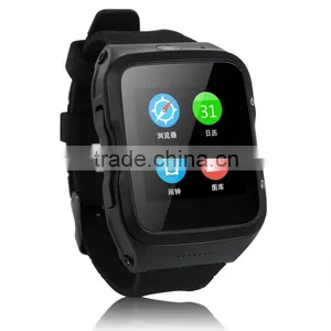 3G WCDMA Android V5.1 Smart Watch Phone Wifi Bluetooth Smartwatch GPS Sport Wristwatch 1.54" PWM Screen HD 2.0M Camera thumbnail-1