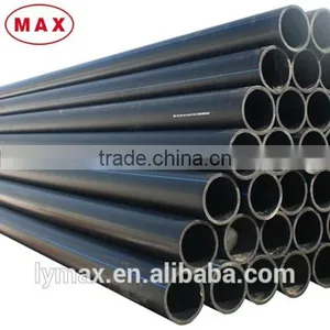 PE80 PE100 Plastic Water Pipe Black HDPE Pressure Pipe Prices thumbnail-1