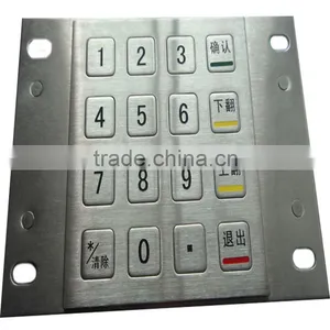 Hot Sale 16 Keys 4x4 Layout Acccess Door Metal Keypad thumbnail-1