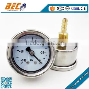 Stainless Steel Back Connection Negative Pressure Gauge Manufacturer thumbnail-1