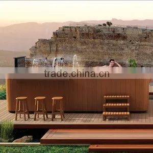 Fiberglass Swimming Pool Swim Spa thumbnail-6