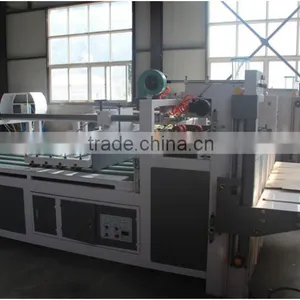 Hotsale Semi-automatic Folder Gluer Carton Box Making Machine thumbnail-1