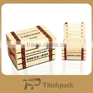 Chinese Manufacturer 12 Bottle Wooden Wine Carrier thumbnail-1
