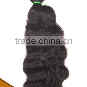 34 Virgin Indian Remy Human Hair Weft LooseWavy thumbnail-1