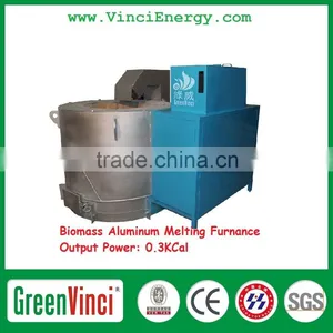 Low Consumption Medium Frequency Biomass Induction Aluminum Melting Furnace thumbnail-1