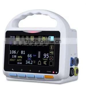 5 Inch Touch Screen Multi Parameter Patient Monitor With Bluetooth Function up to 15 Hours Running Time thumbnail-2