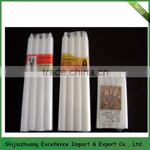 Household White Candle/ Thin Pillar White Wax White Candle for Daily Lighting thumbnail-2