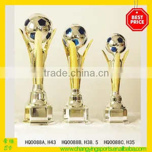 Football Trophy Soccer Ball Trophy Plastic Trophy Cup Sport Trophies HQ0099/0088 thumbnail-1