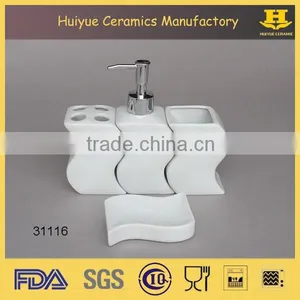 Porcelain Bathroom Accessories Set, Hotel Bathroom Accessories thumbnail-1