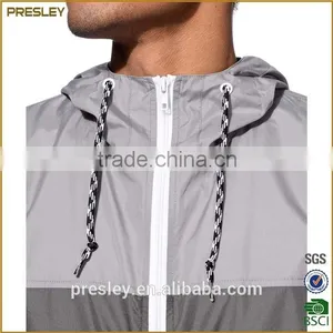 Custom Waterproof Nylon Polyester Windbreaker Jacket With Your Own Logo Label for Promotion thumbnail-4