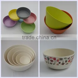 Eco-friendly Bamboo Fiber Round Bowl thumbnail-1