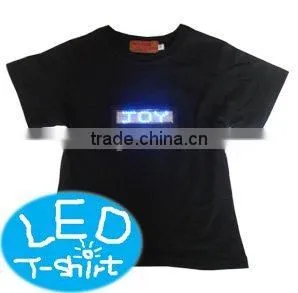 LED Message T-shirt,LED Rolling Message T-shirt thumbnail-1