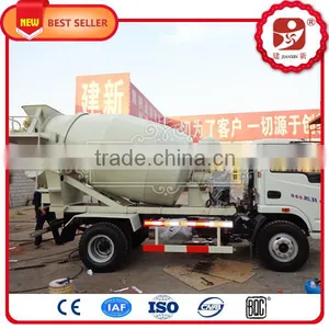 China Quality High-powered Tri-axle Mini Truck Concrete Mixer for Sale (different Capacity Optional) thumbnail-1
