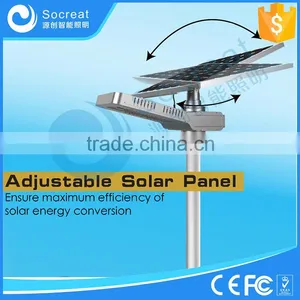 CE,RoHS Certification and Aluminum Alloy Lamp Body Material Trade Assurance Solar Led Street Lights With 50w 65w Solar Panel thumbnail-6