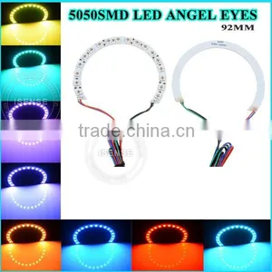 DC12v Epistar Chips 5050 Smd White PCB Semi Circle 104mm Angel Eyes LED Auto Parts Accessories for vw thumbnail-5