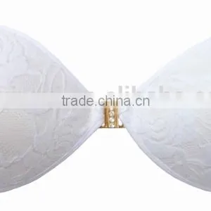 High Quality Low Back Strapless Bra Self-Adhesive Invisible Lace Bra thumbnail-4