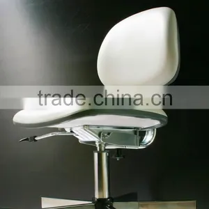 Adjustable Fiber Reference Plastic Lab Stool With Wheels thumbnail-5