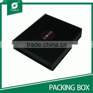 MEDIUM BLACK CARDBOARD HAIR EXTENSION PACKAGING BOX WITH CUSTOM LOGO Quality Choice thumbnail-3