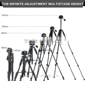 Q-111 Professional Stylish Camera Tripod &Ball Head for DSLR Camera thumbnail-3