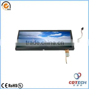 12.3 Inch 1920x720 Bar Touch Screen TFT LCD Display for Car Audio With LCDIS Interface thumbnail-1