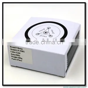 280g Gold Record Weight Turntable Record Clamp LP Disc Stabilizer Turntable for Vibration Balanced CD Player thumbnail-2