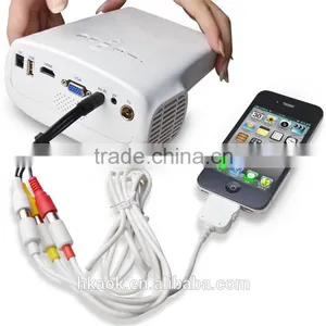 Portable LED Video TV Beamer Projector for Home Theater Cinema Multimedia Player With HDMI /AV/VGA/SD/USB TV Projectors thumbnail-2