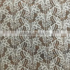 TH-8881 Newest Strech Nylon Lace Fabric Small Leaf Flower Design With Shiny thumbnail-6