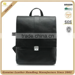 Guangzhou Factory OEM Cowhide Oily Leather Mens Travel Bag Duffel Bag Custom Waterproof Leather Backpack for Men thumbnail-4