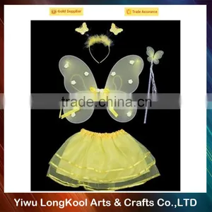 White Tutu Angel Wings Costume Fairy Wings for Kids thumbnail-2