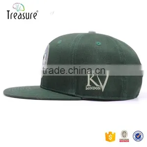 China Supplier Wholesale 100% Cotton Flat Brim Embroidery Stitched Printing Logo Snap Back Caps Hats thumbnail-3
