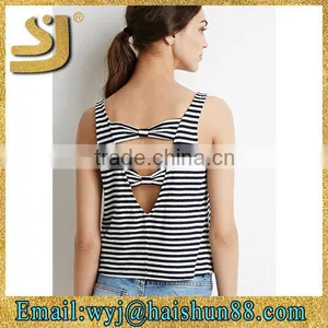 High Quality 2015 New Arrival Crop Top T-shirts thumbnail-4